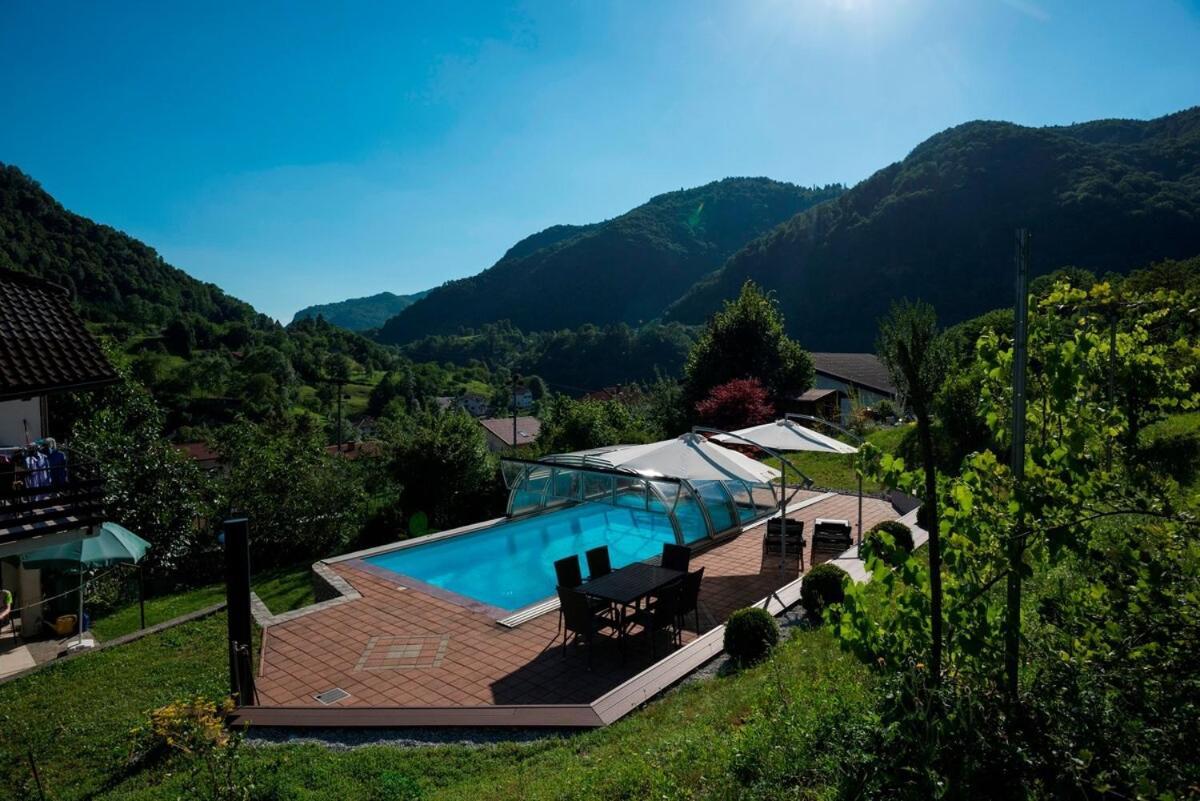 Hisa Taljat Apartman Most na Soči Kültér fotó